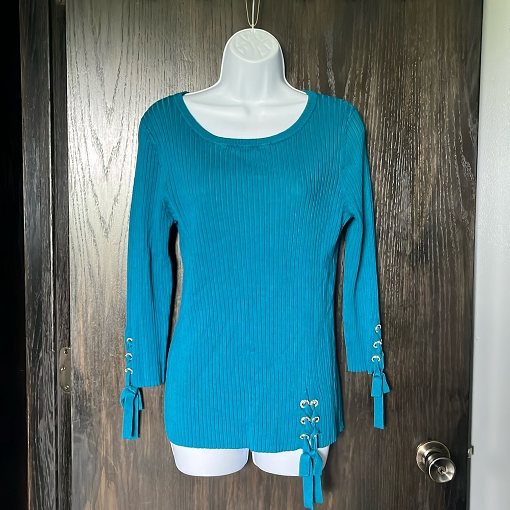 Teal long sleeve, XL by International Concepts